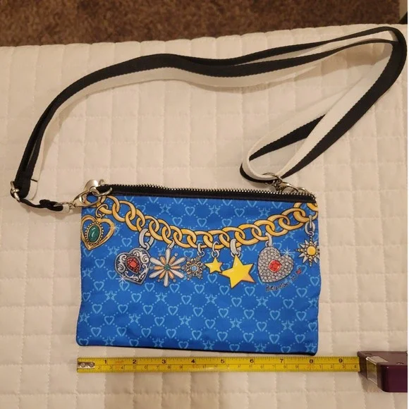 Brighton Glam Girl Tom Clancy Crossbody Pouch Clutch Wristlet Fashionista Cutesy - Picture 2 of 7